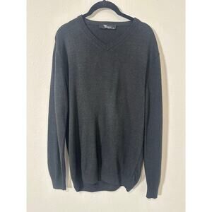 Tailored Recreation Wool Blend Sweater Mens Vneck Size XL